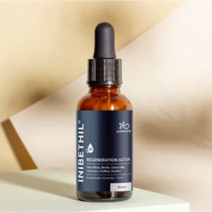 Inibethil de 50ml da marca Peixe Verde. Inibethil é um produto desenvolvido a partir de uma seleção de extratos naturais que ajudam a promover a desintoxicação orgânica e psicológica, contribuindo assim para a saúde do seu fígado e o alívio dos sintomas causados pelos excessos alimentares.