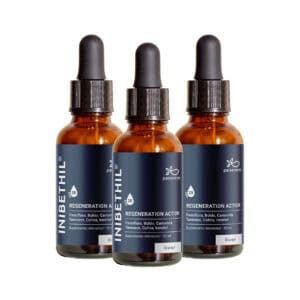 Pack 3 de Inibethil de 50ml da marca Peixe Verde. Inibethil é um produto desenvolvido a partir de uma seleção de extratos naturais que ajudam a promover a desintoxicação orgânica e psicológica, contribuindo assim para a saúde do seu fígado e o alívio dos sintomas causados pelos excessos alimentares.