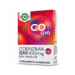 Coenzima Q10 100 mg Sovex, suplemento alimentar em embalagem de 30 cápsulas.