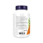 Frasco de suplemento Cardo Mariano Extrato 450mg da marca Now Foods com 120 cápsulas. Etiqueta em laranja e branco com destaque para "Milk Thistle Extract" e Supports Liver Function.