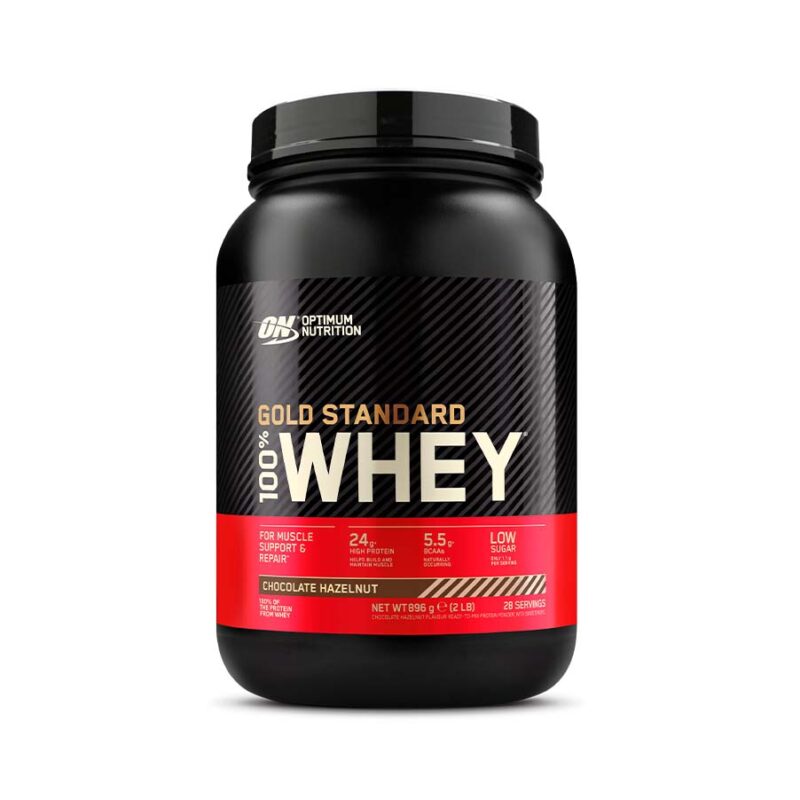 Whey Gold Standard Chocolate e Avelã