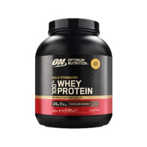 Gold Standard 100% Whey Chocolate e Avelã 2.02kg Optimum Nutrition, proteína whey em pó para apoio ao crescimento e recuperação muscular.