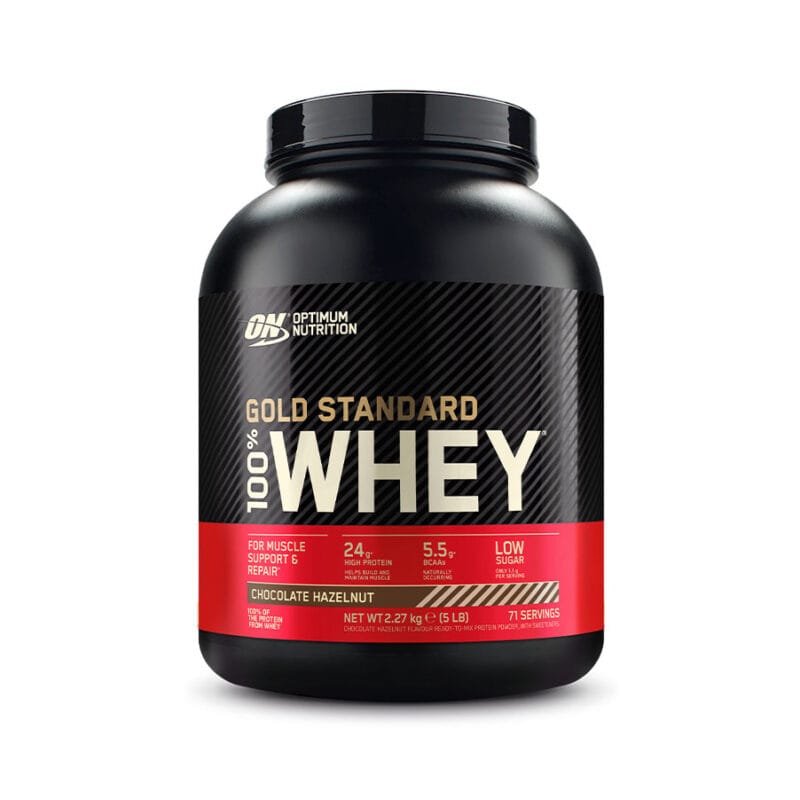 Gold Standard 100% Whey Chocolate e Avelã