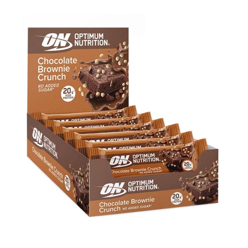 Barra de Proteína Brownie de Chocolate Crocante