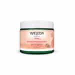 Bálsamo de massagem para estrias Weleda 150ml formulado para hidratar, melhorar a elasticidade e prevenir o aparecimento de estrias.