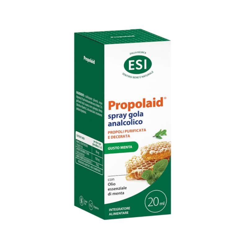 Propolaid PropolGola spray garganta 20ml ESI com própolis para aliviar irritação e desconforto na garganta