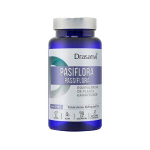 Passiflora Nutrabasics Drasanvi, suplemento alimentar com extrato de passiflora em embalagem de 30 cápsulas.