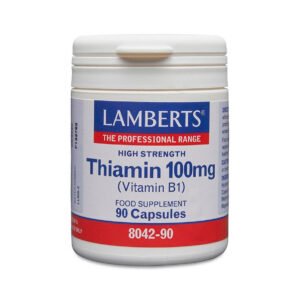 Tiamina (Vitamina B1) 100 Mg 90 Cápsulas Lamberts