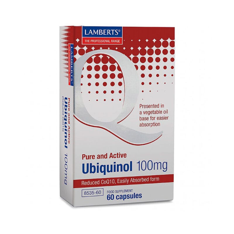 Ubiquinol 100mg 60 Cápsulas Lamberts