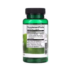 Bacopa Monnieri 250mg 90 Cápsulas Swanson