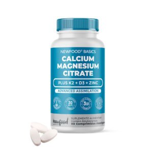 Calcium Magnesium Citrate 90 Comprimidos New Food