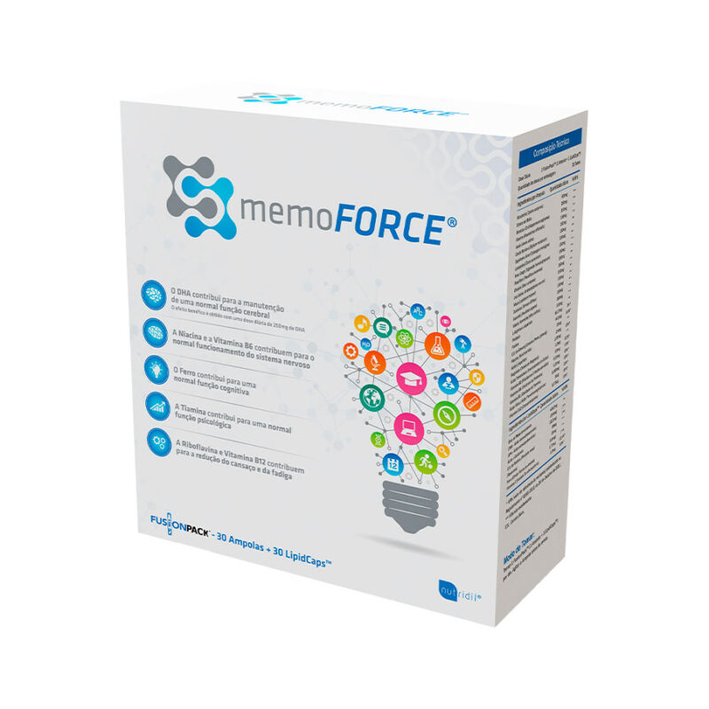 MemoForce FusionPack 30 Ampolas + 30 LipidCaps Nutridil