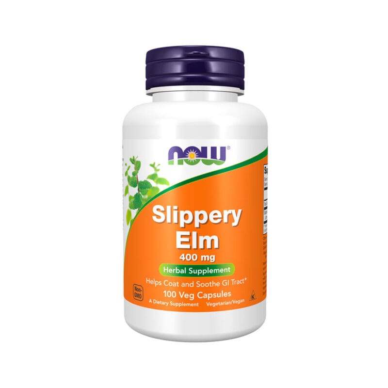 Slippery Elm (Olmo Vermelho American) 400mg 100 Cápsulas Now