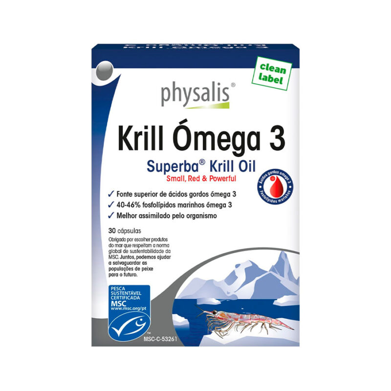 Krill Omega 3 30 Cápsulas Physalis