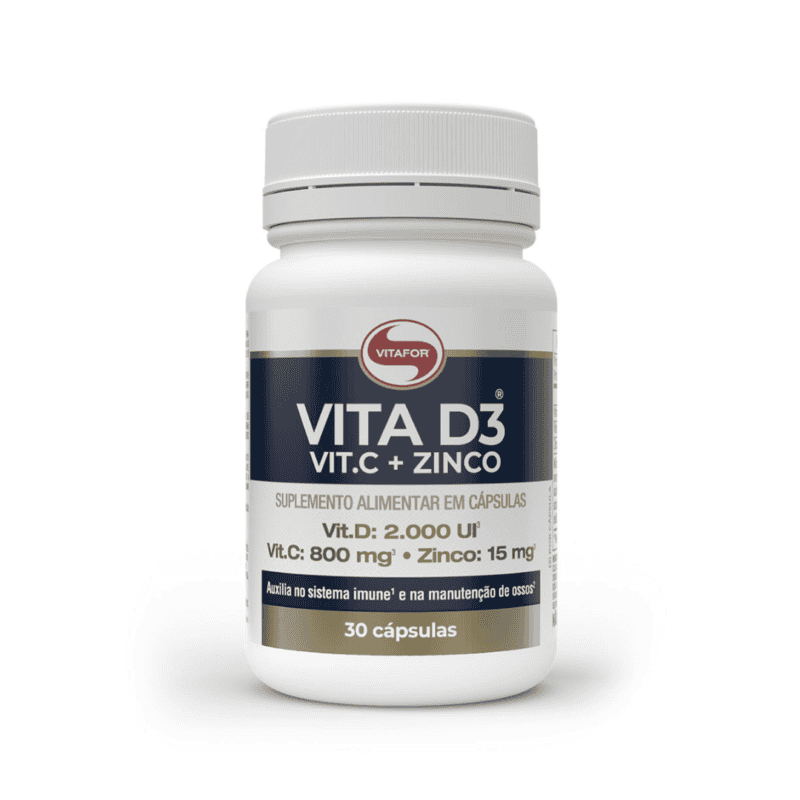 Vitamina D3 + Vitamina C + Zinco