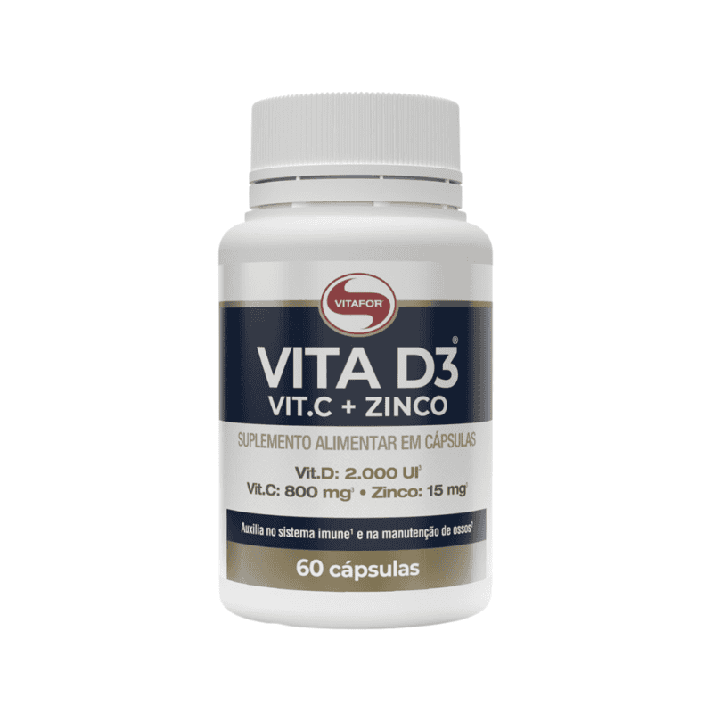 Vitamina D3 + Vitamina C + Zinco