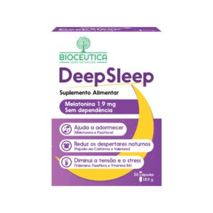 DeepSleep 30 Cápsulas Bioceutica em embalagem original
