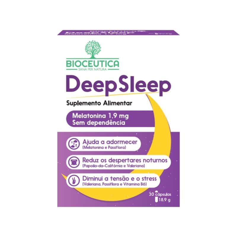 DeepSleep 30 Cápsulas Bioceutica em embalagem original