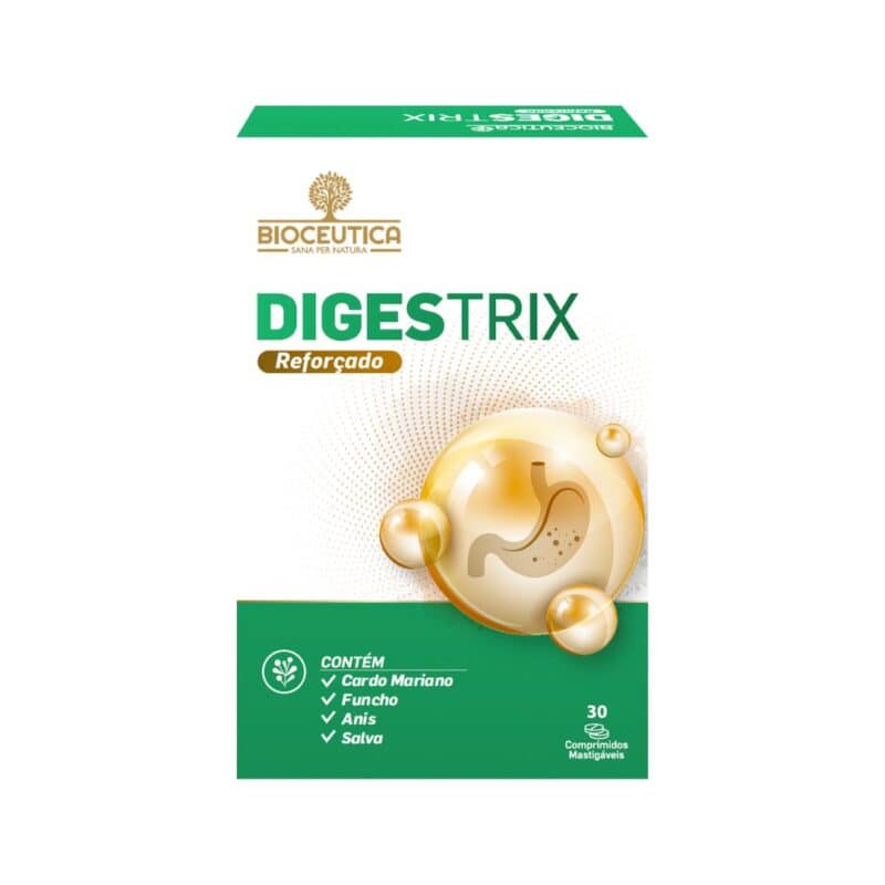 Digestrix Reforçado 30 Comprimidos Mastigáveis Bioceutica em embalagem original