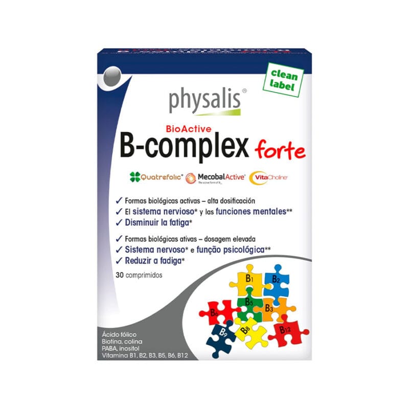 B-Complex Forte 30 Comprimidos Physalis