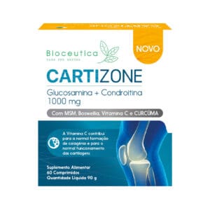 Cartizone Glucosamina + Condroitina 1000mg 60 Comprimidos Bioceutica