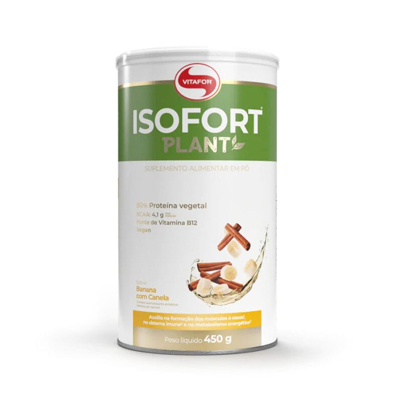 Isofort Plant Pó 450gr Baunilha