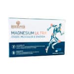 Embalagem de Magnesium Ultra Bioceutica com 60 Rapidtabs, suplemento de magnésio de rápida absorção para suporte muscular, nervoso e redução do cansaço.