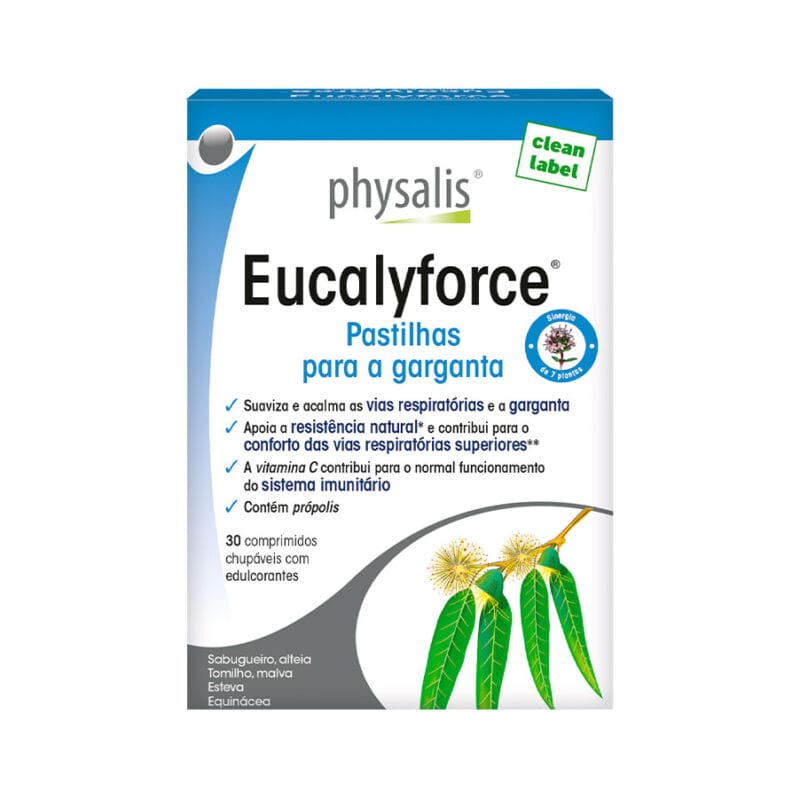 Eucalyforce 30 Pastilhas para a Garganta Physalis