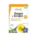 Embalagem de 60 cápsulas de onagra+borragem- Suplemento alimentar ideal para aliviar os desconfortos pré-menstruais, proteção antioxidante e mantém a pele saudável