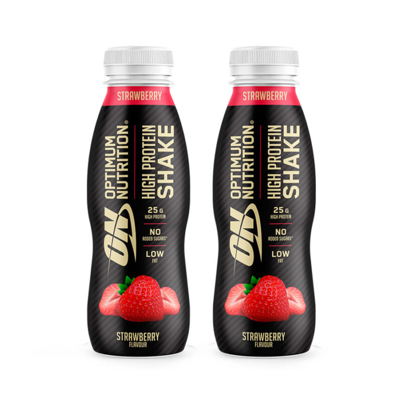 High Protein Shake Morango Pack 2