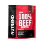 100% Beef Protein 900gr Chocolate e Avelã Nutrend é um suplemento proteico com 90% de proteína hidrolisada de carne bovina (HydroBEEF™). 100% Beef Protein 900gr Chocolate e Avelã Nutrend fornece 32g de proteína por dose, enriquecido com BCAAs, creatina monoidratada (Creapure®) e enzimas digestivas (DigeZyme®)