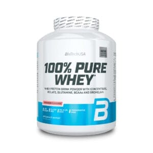 Suplemento proteico de soro de leite com 78% de teor proteico, combinando concentrado e isolado de whey. Enriquecido com aminoácidos essenciais, incluindo BCAAs, L-glutamina e L-arginina. Sem glúten, sem adição de açúcares, sem óleo de palma, aspartame ou conservantes. Ideal para promover o crescimento e manutenção da massa muscular.