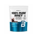 100% Pure Whey Baunilha Bourbon 400gr BioTechUSA em embalagem de proteína de soro de leite em pó.