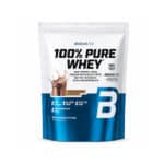 100% Pure Whey Cookies & Cream 900gr BioTechUSA em embalagem de proteína de soro de leite em pó.