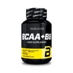 Suplemento com aminoácidos de cadeia ramificada (BCAA) na proporção 2:1:1, enriquecido com vitamina B6. A vitamina B6 contribui para o metabolismo normal das proteínas e do glicogénio, além de ajudar a reduzir o cansaço e a fadiga."