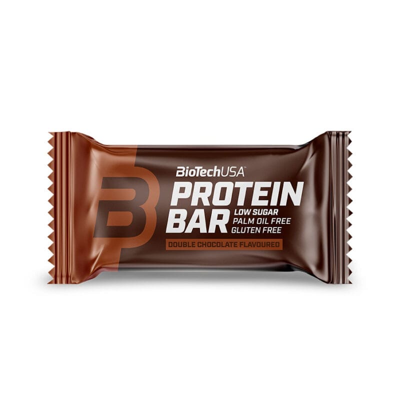 Barra proteica com 11 g de proteína, baixo teor de açúcar, rica em fibras e sem glúten. Ideal para consumo prático de proteína de qualidade a qualquer momento.