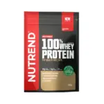 100% Whey Protein 400g Morango Nutrend é um suplemento proteico com concentrado (WPC) e isolado (WPI) de soro de leite, obtido por microfiltração de fluxo cruzado (CFM).