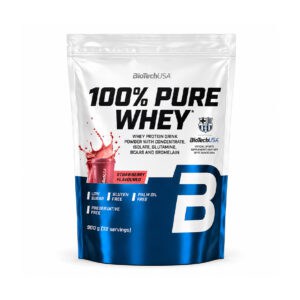 100% Pure Whey 900gr Morango Biotech Usa