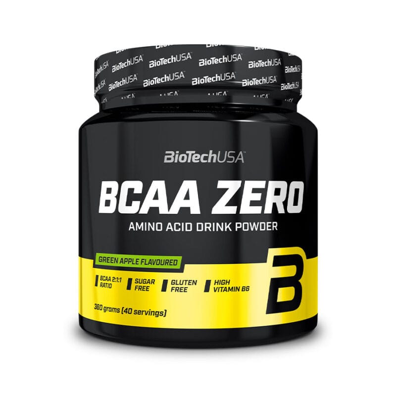 Suplemento de aminoácidos de cadeia ramificada (BCAA) na proporção 2:1:1, enriquecido com L-glutamina e vitamina B6. Sem açúcares, glúten ou lactose. Ideal para promover a síntese proteica e reduzir a fadiga muscular.