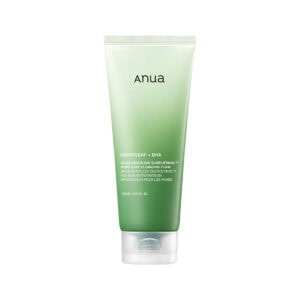 Heartleaf Quercetinol Espuma de Limpeza 150ml Anua, espuma facial com heartleaf, quercetina e BHA para limpar poros, impurezas e excesso de sebo.