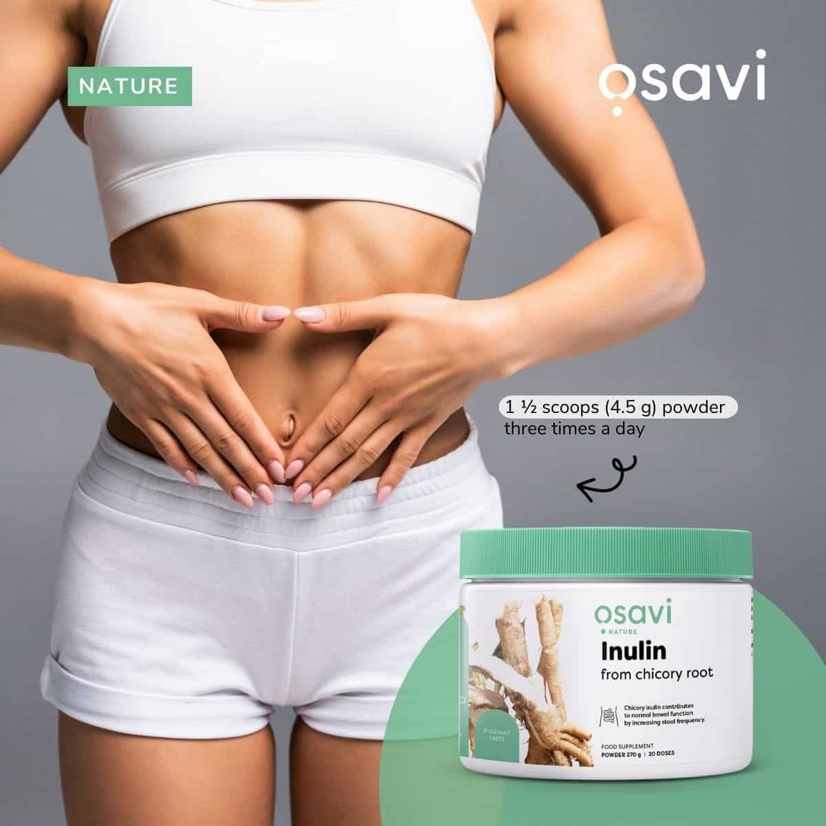 Suplemento em pó com Fibruline™, fibra de inulina extraída da raiz de chicória. Promove a saúde intestinal, regula o trânsito e auxilia no controlo do apetite.
