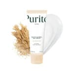 Creme Facial Gel Calmante Oat-In 100ml Purito Seoul, hidratante leve com 77% de água de semente de aveia, pantenol, esqualano e beta-glucano para pele sensível.