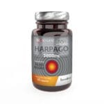 Embalagem do Harpago 2000mg 60 Cápsulas Biokygen, com design moderno em branco e laranja, ideal para o alívio de dores articulares e suporte à saúde muscular.