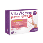 Frasco do Vita Woman Pernas Ligeiras Forte com 60 comprimidos da Eladiet, suporte para circulação e alívio do desconforto nas pernas.