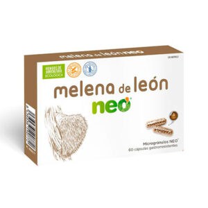 Frasco do Cogumelo do Sol Neo com 60 cápsulas da NeoVital Health, suplemento natural para imunidade e energia.