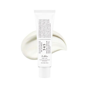 Frasco do 345 Relief Cream 50ml da Dr. Althea, creme calmante para pele sensível, com ingredientes naturais e textura leve.