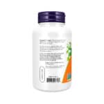 Frasco de Licorice Root 450mg com 100 cápsulas da Now, suplemento natural à base de raiz de alcaçuz para apoio digestivo e imunitário.