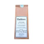 Saqueta de Chá Verde Marrakesh Mint 50g da Dellium, mistura aromática com hortelã inspirada na tradição marroquina.