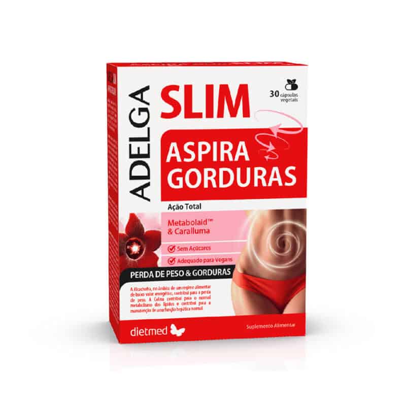 Adelgaslim Aspira Gorduras 30 cápsulas Dietmed – suplemento natural para controlo de peso.