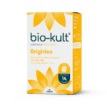 bio-kult brighten frasco branco com 60 cápsulas probióticas, suplemento alimentar para bem-estar emocional e imunidade